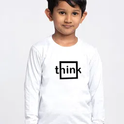 Friskers Boys White Typography Printed Applique Slim Fit T-shirt-picture-15