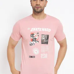 Duke Typography Printed Slim Fit Cotton T-shirt-picture-19