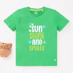 Ed-a-Mamma Girls Typography Printed Cotton T-shirt-picture-28