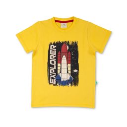 JusCubs Boys Yellow Pure Cotton Printed T-shirt-picture-36