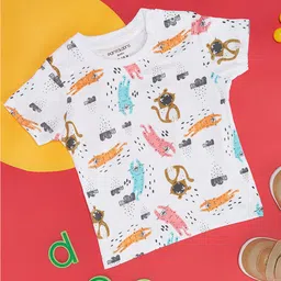 Pantaloons Baby Boys Conversational Printed Cotton T-shirt-picture-35