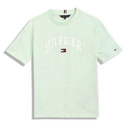 Tommy Hilfiger Boys Typography Printed Round Neck Cotton T-shirt-picture-43