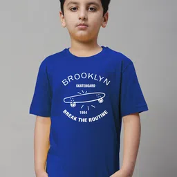 Friskers Boys Typography Printed Pure Cotton T-shirt-picture-38