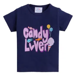 Knitting Doodles Girls Typography Printed Round Neck Regular Fit Cotton T-Shirt-picture-37