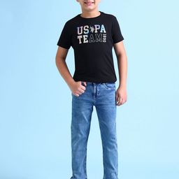 U.S. Polo Assn. Kids Boys Cotton Typography Printed T-shirt-picture-24
