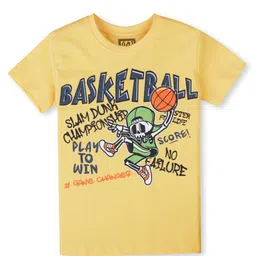 Gini and Jony Boys Typography Printed Round Neck T-shirt-picture-12