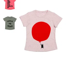 DOOR74 Boys Multicoloured Pack of 3 Graphic Printed T-shirts-picture-12