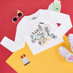 Pantaloons Junior Girls Printed Cotton T-shirt-picture-46