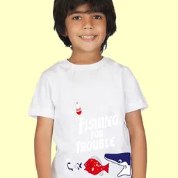 NUSYL Boys Typography Printed Round Neck T-shirt-picture-29