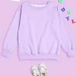 NUSYL Kids Round Neck Oversized Pullover-picture-25