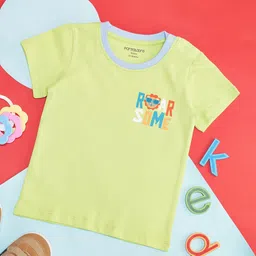 Pantaloons Baby Boys Typography Printed Round Neck Cotton T-shirt-picture-17