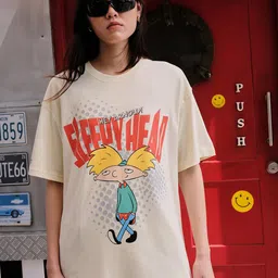Bonkers Corner Graphic Printed Cotton Oversized T-Shirt-picture-28