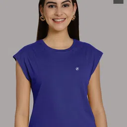 Friskers Women Blue 2 Applique T-shirt-picture-18