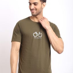 HOUSE OF VEDAS Solid Round Neck T-shirt-picture-39