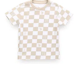 U.S. Polo Assn. Kids Boys Checked Applique T-shirt-picture-14