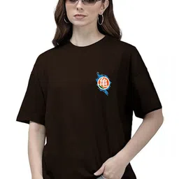 CLAFOUTIS Women Drop-Shoulder Sleeves Applique T-shirt-image-16