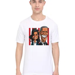 BAESD Men Printed Extended Sleeves Applique T-shirt image 1