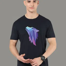 STELLERS Men Printed Extended Sleeves Applique T-shirt-picture-32