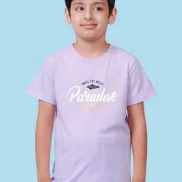 NUSYL Boys Typography Printed Round Neck T-shirt-picture-26