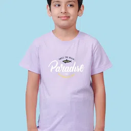 NUSYL Boys Typography Printed Round Neck T-shirt-picture-39