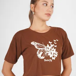 MIMID Women Printed Applique T-shirt-picture-43