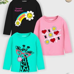 YK X Trampoline Girls 3 Printed Applique T-shirt-picture-4