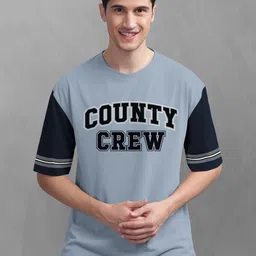 BULLMER Printed Oversized Cotton T-shirt-picture-49