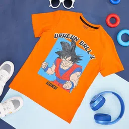 Pantaloons Junior Boys Dragon Ball Z Printed Cotton T-shirts-picture-17