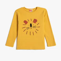 Koton Boys Graphic Printed Round Neck Regular Fit Cotton T-Shirt image 1