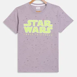 Octave Boys Purple & Yellow Typography Printed T-shirt-picture-30