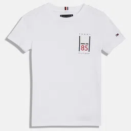 Tommy Hilfiger Boys Graphic Printed Round Neck Cotton T-shirt-image-30