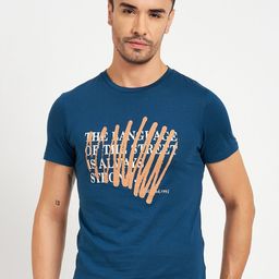 CAMLA Typography Printed Cotton T-shirt-picture-41