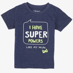 DYCA Boys Round Neck Typography Cotton T-shirt-picture-19