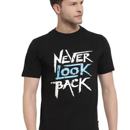 PROTEENS Men Black Typography Printed T-shirt-picture-15