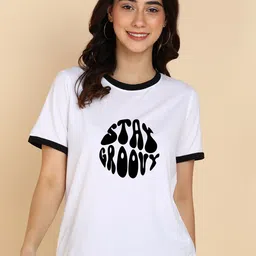 Adyavastram Typography Printed Round Neck Short Sleeves Cotton Regular T-shirt-picture-25