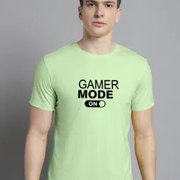 FBAR Typography Printed Round Neck Cotton Casual T-shirt-picture-34