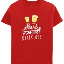 Zeezeezoo Kids Typography Printed Pure Cotton T-shirt-picture-31
