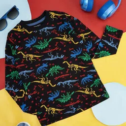 Pantaloons Junior Boys Graphic Printed Cotton T-shirt-picture-21
