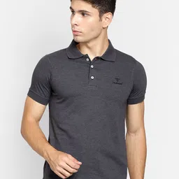 hummel Men Black Polo Collar T-shirt-picture-16