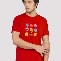 Greylongg Graphic Printed Round Neck T-shirt-picture-21