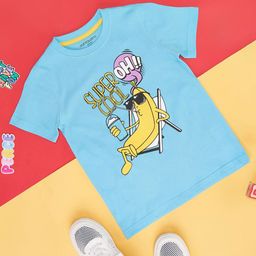 Pantaloons Junior Boys Graphic Printed Round Neck Cotton T-shirt-picture-17