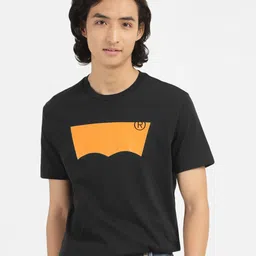 Levis Brand Logo Printed Pure Cotton T-shirt image 1