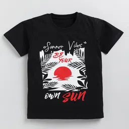 Toonyport Boys Graphic Tropical Printed Cotton T-Shirt-picture-44