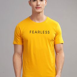 ADRO Men Typography Applique T-shirt-picture-46