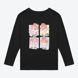 BAESD Girls Round Neck Applique Casual T-shirt image 1