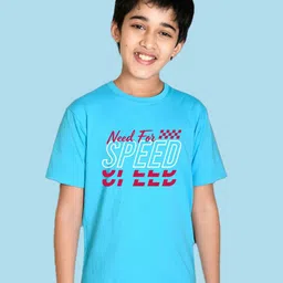 NUSYL Boys Typography Printed Round Neck T-shirt-picture-53