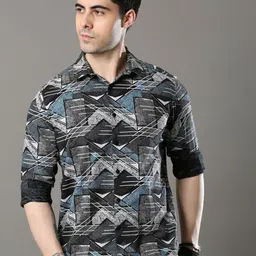 Bushirt Men Printed Casual Shirt-image-34