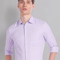 AD By Arvind Spread Collar Dobby Formal Shirt-picture-14