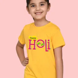 NUSYL Girls Typography Printed Cotton T-shirt-picture-28