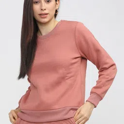 Tokyo Talkies Women Pink Sweatshirt-image-49